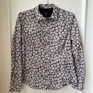 Paul Smith Black Label Tailored Fit Floral Button Down Shirt Men’s Size 44/Large